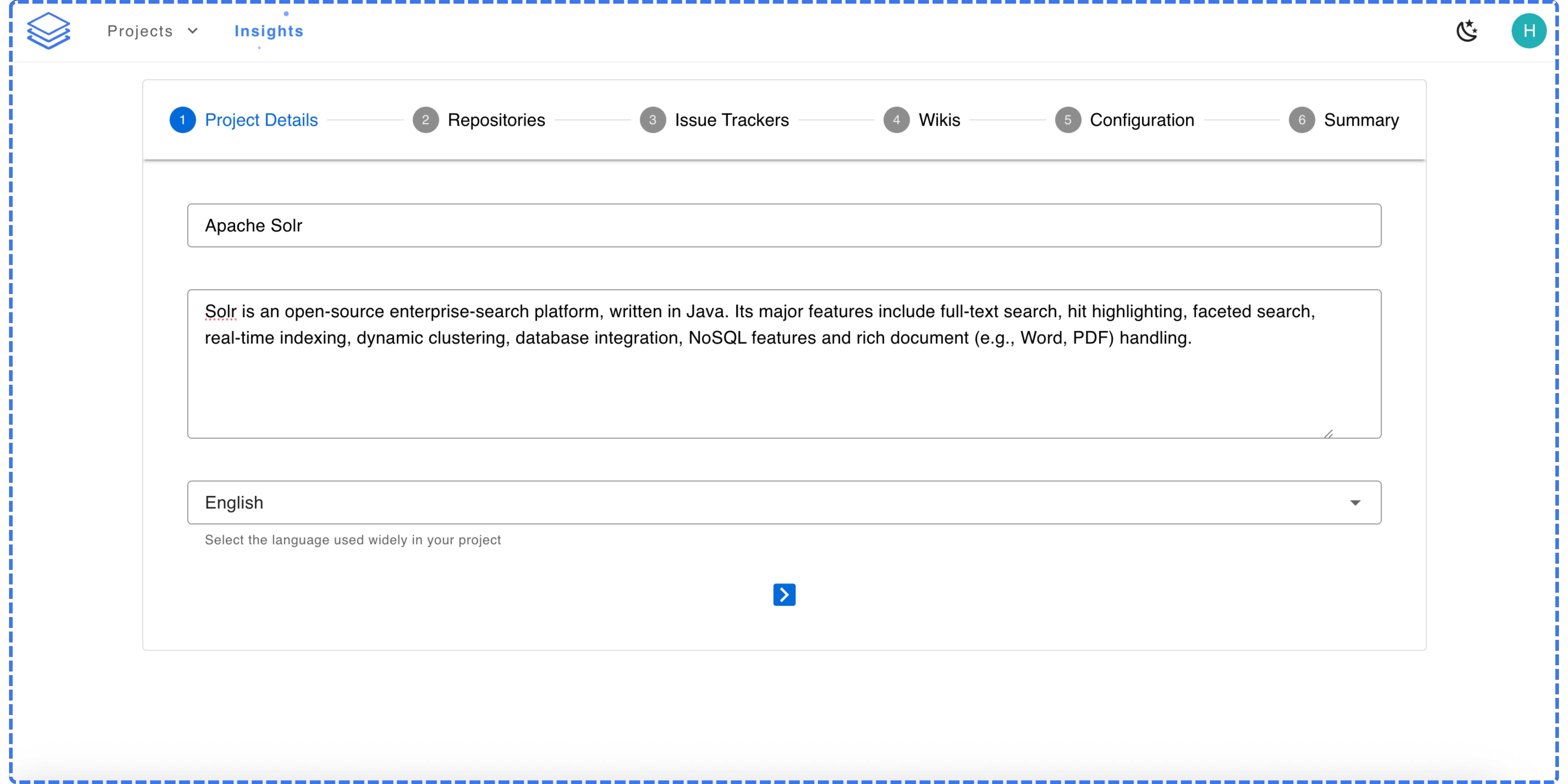 Create New Project - Stash